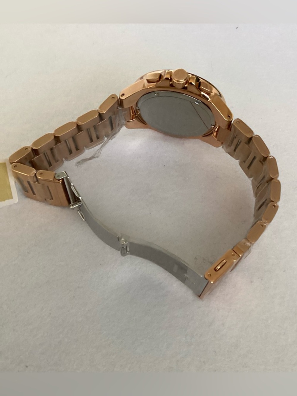 Michael Kors Camille Chronograph Rose Gold-Tone Stainless Steel Bracelet Watch - Picture 11 of 13